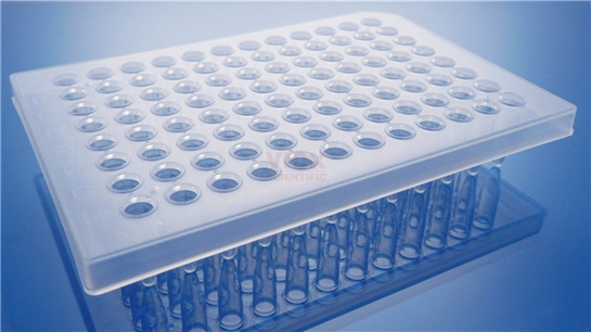 0.2ml透明半裙边PCR板,96孔板VP2011-C
