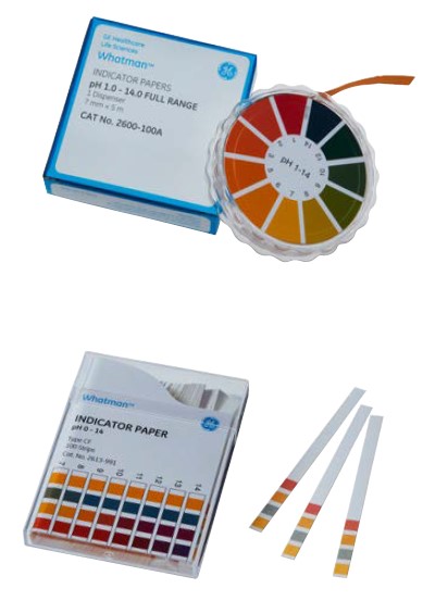 pH 指示纸和 pH 测试纸