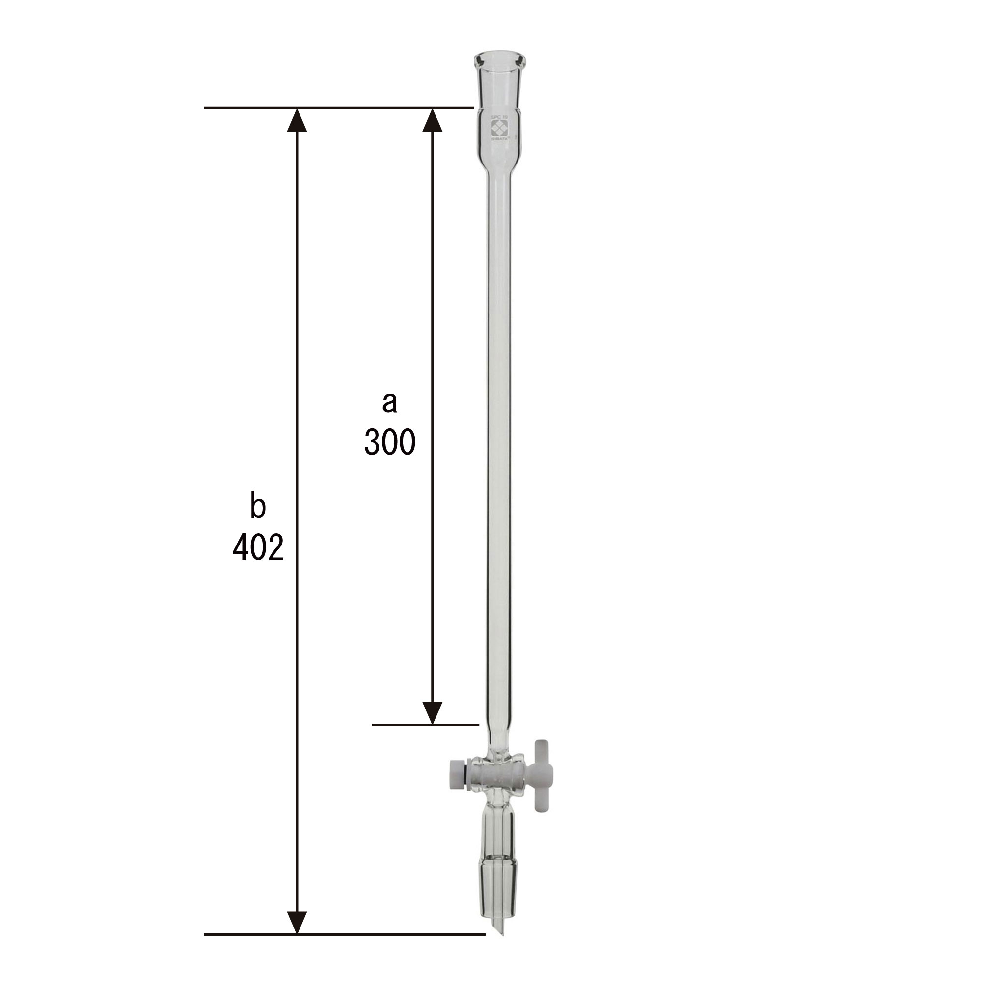 SPCクロマトカラム PTFEコック付 10mm - 柴田科学株式会社