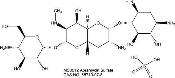 Apramycin Sulfate 硫酸安普霉素（阿布拉霉素）