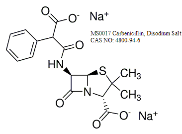 Carbenicillin, Disodium Salt 羧苄青霉素二钠盐