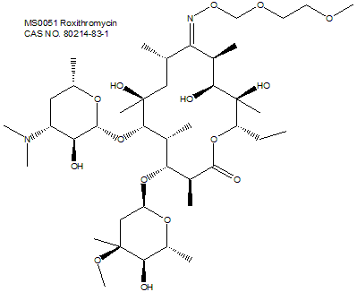 Roxithromycin 罗红霉素