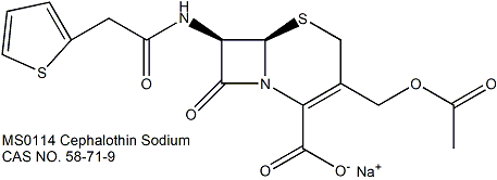 Cephalothin Sodium 头孢噻吩钠