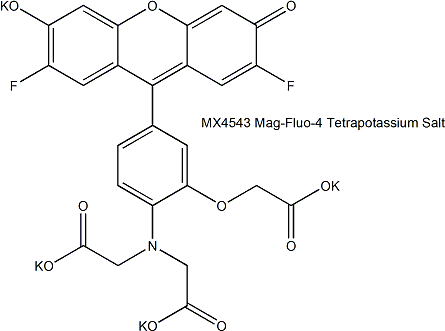 Mag-Fluo-4 Tetrapotassium Salt, Cell Impermeant 镁离子荧光探针