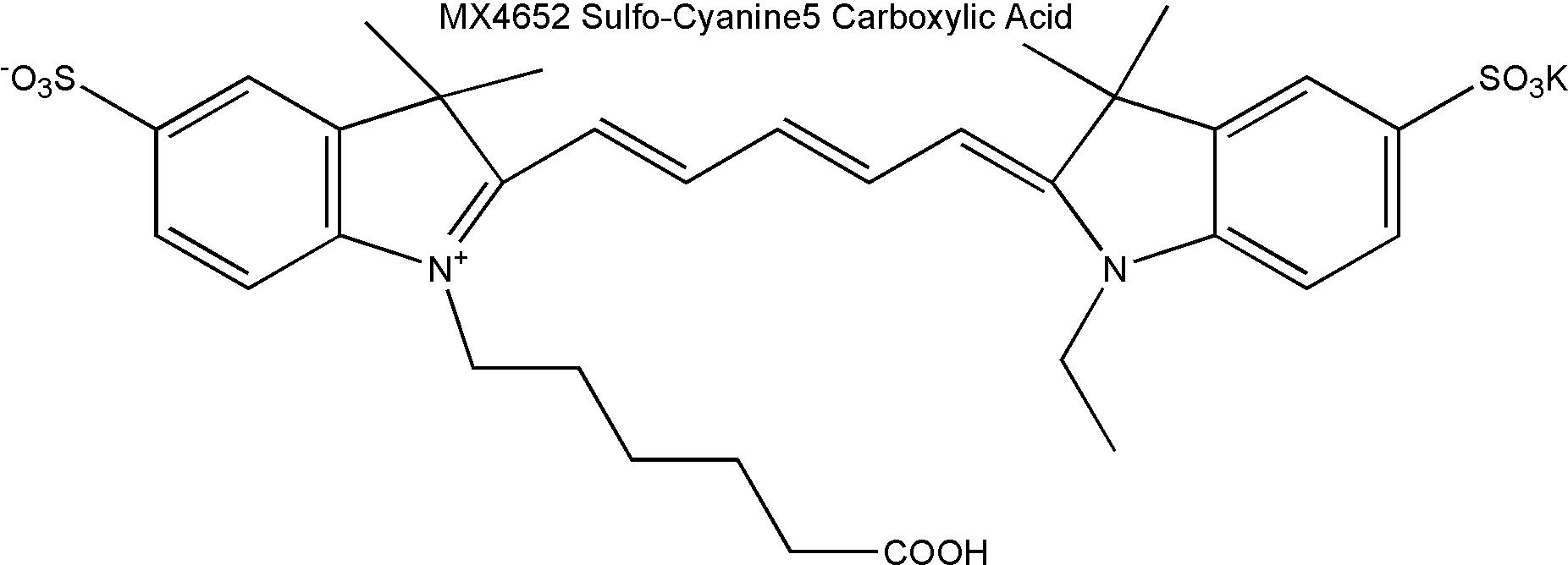 Sulfo-Cyanine5 Carboxylic Acid 磺化Cy5羧酸（水溶性）
