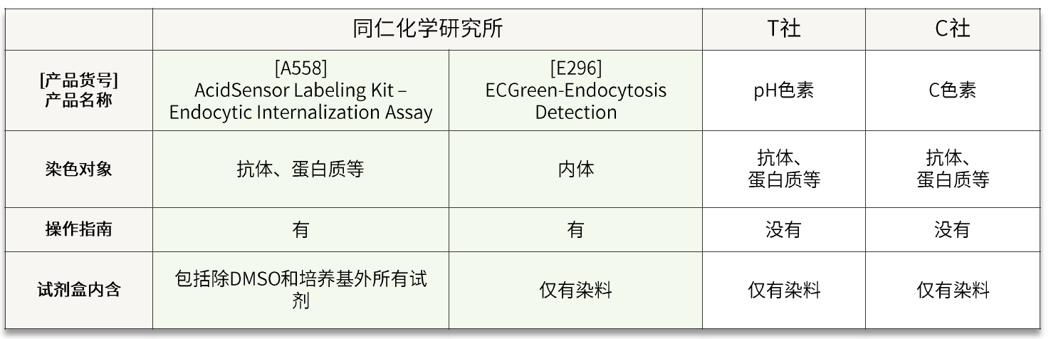 AcidSensor Labeling Kit &#8211; Endocytic Internalization Assay 细胞内吞作用的内化过程检测货号：A558